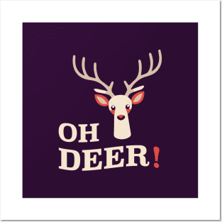 Oh Deer! || Adorable Deer Vector Art Posters and Art